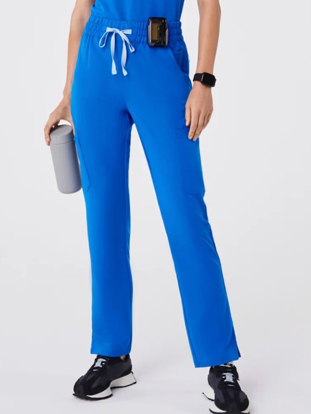 Figs Women's High Waisted Dowa Scrub Pants Size Medium Blue Style 1001102